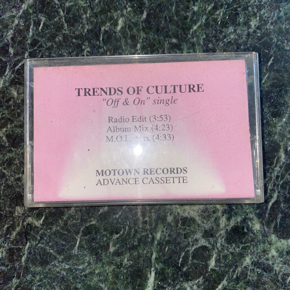 Trends Of Culture Off & On Cass, S/Sided, Advance, Single